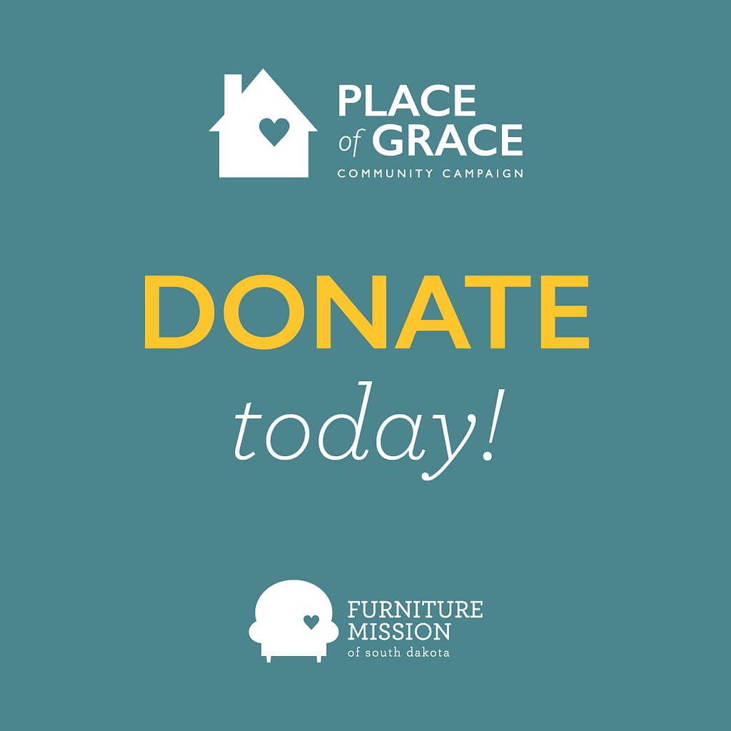 Social media image: Donate Today - for Place of Grace Campaign.