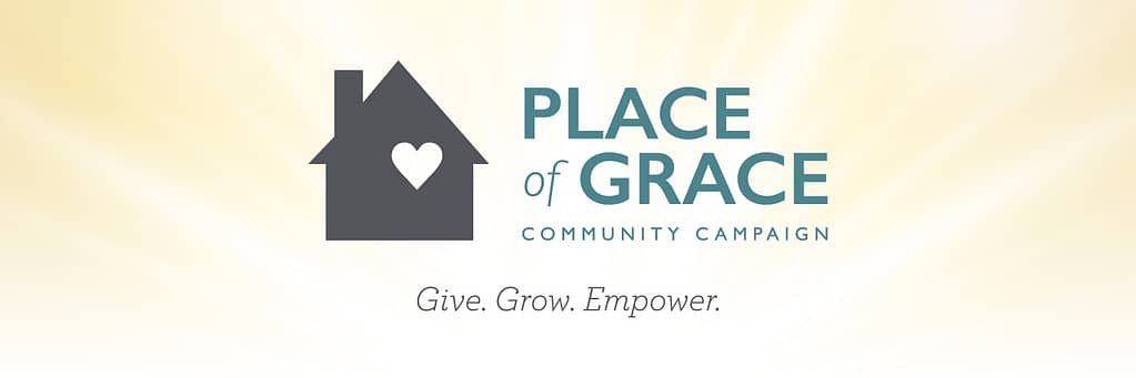 Place of Grace Campaign logo and cover image for Twitter.