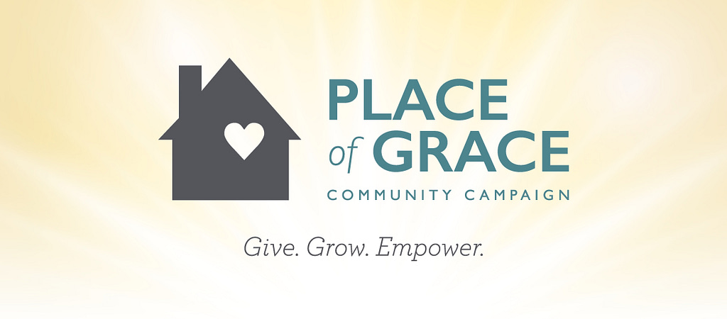 Place of Grace Campaign logo and cover image for Facebook.