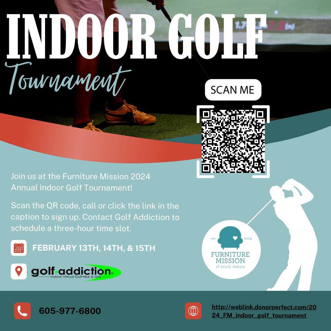 2024 Indoor Golf Tournament Graphic